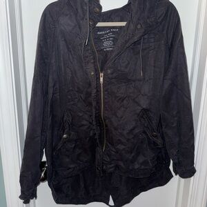 American Eagle Outfitters Women's Black Utility Jacket